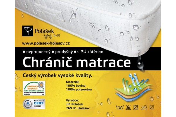 Froté chránič matrace s polyuretanem