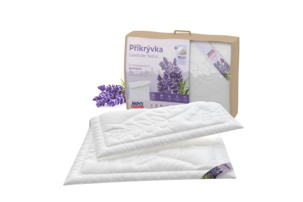 Přikrývka MPO Lavender Natur zimní (gramáž 450 g/m2)