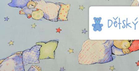 Dětský matracový potah - modrý